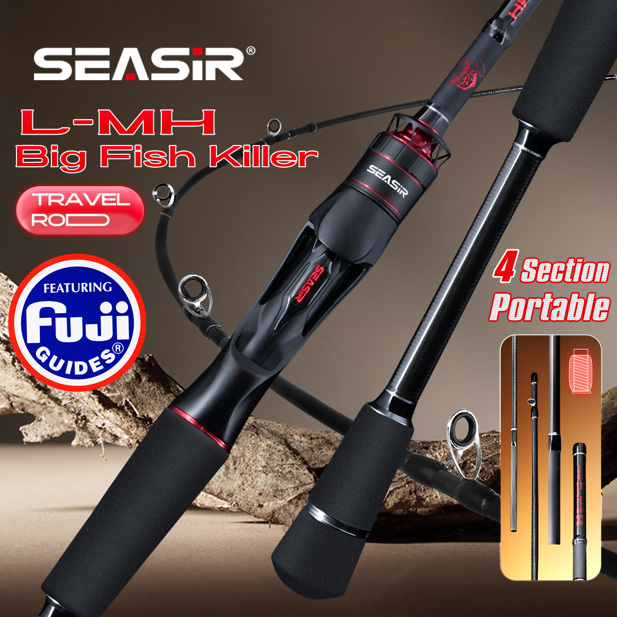 Fishing Rod Surf - シーサー サルミナス XF M/MH スピニング＆キャスティング ロッド