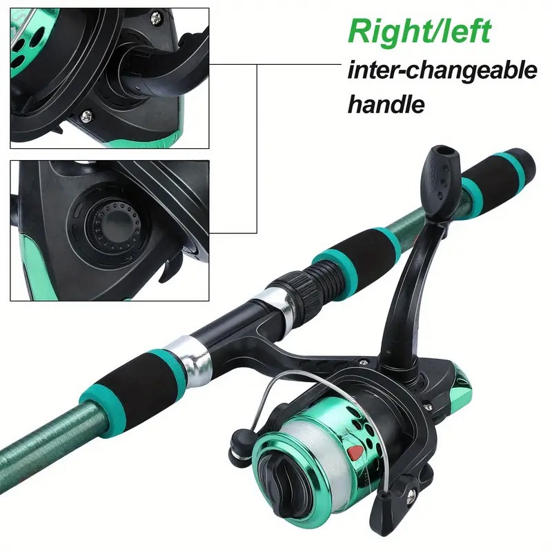 釣り竿セットフルキット伸縮式釣竿とスピニングリール餌フックト - Fishing Rod Surf のレビューと価格