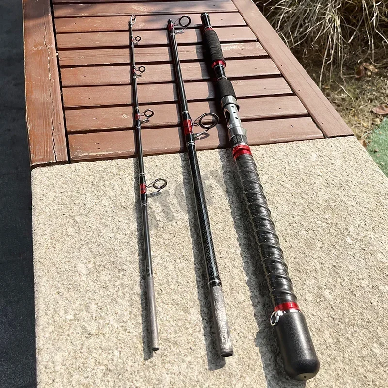 伸縮式携帯釣り竿 ルアーロッド 1.8m 2.1m 強力トロ - Fishing Rod Surf のレビューと価格