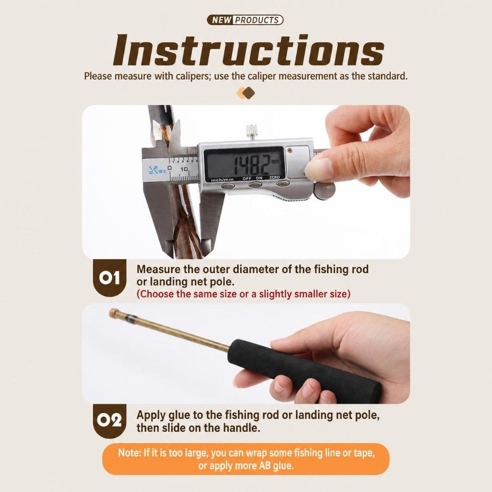 EVA製釣り竿ハンドル ミニサイズ シングルグリップ ロッド - Fishing Rod Building Kit のレビューと価格