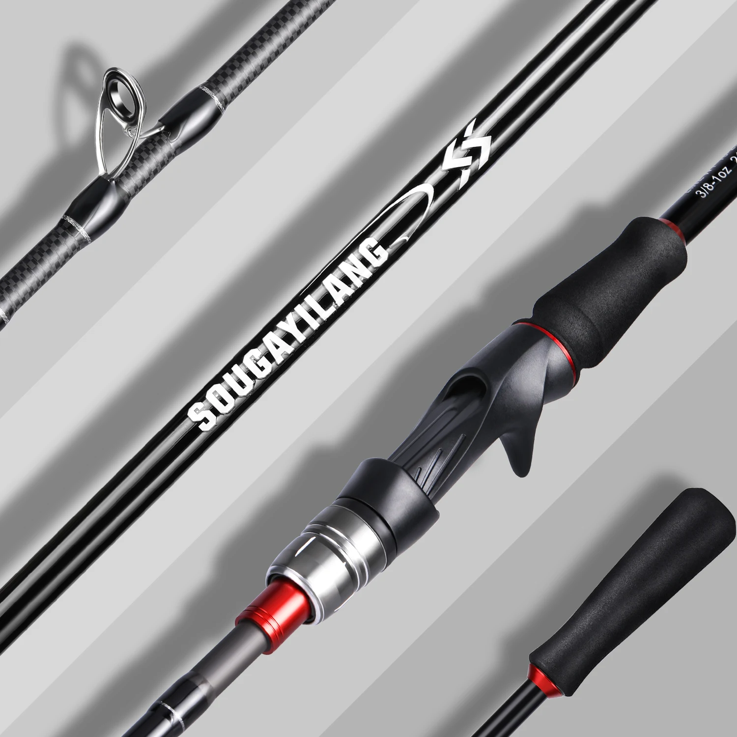 Sougayilang-スピニングベイトキャスティングロッド - Fishing Rod Surf のレビューと価格