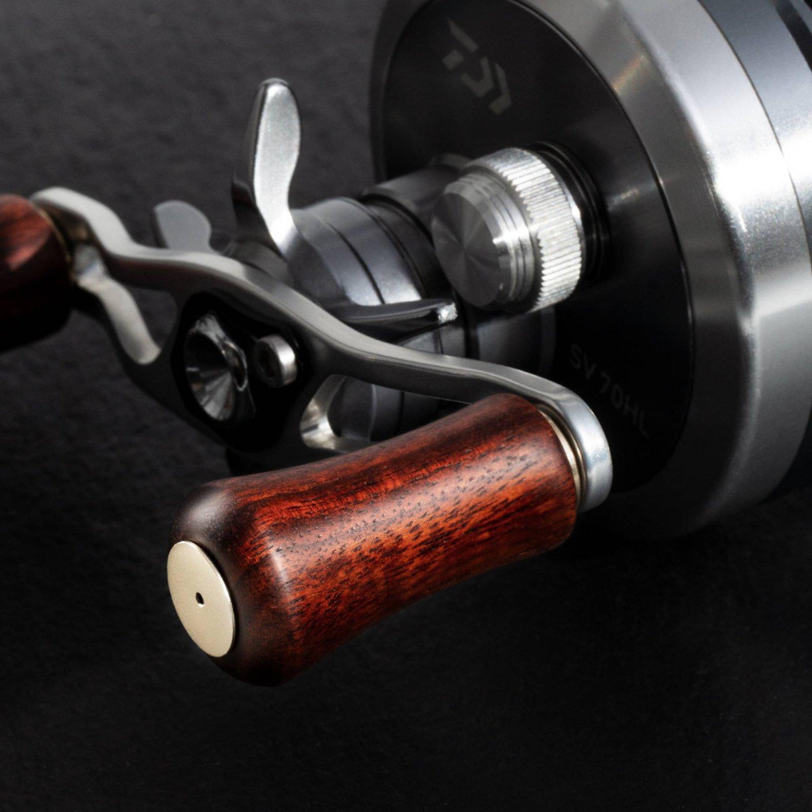 ユニバーサル木製釣りリールハンドルノブ、グリップ強化スピニン - Fishing Rod Spinning のレビューと価格