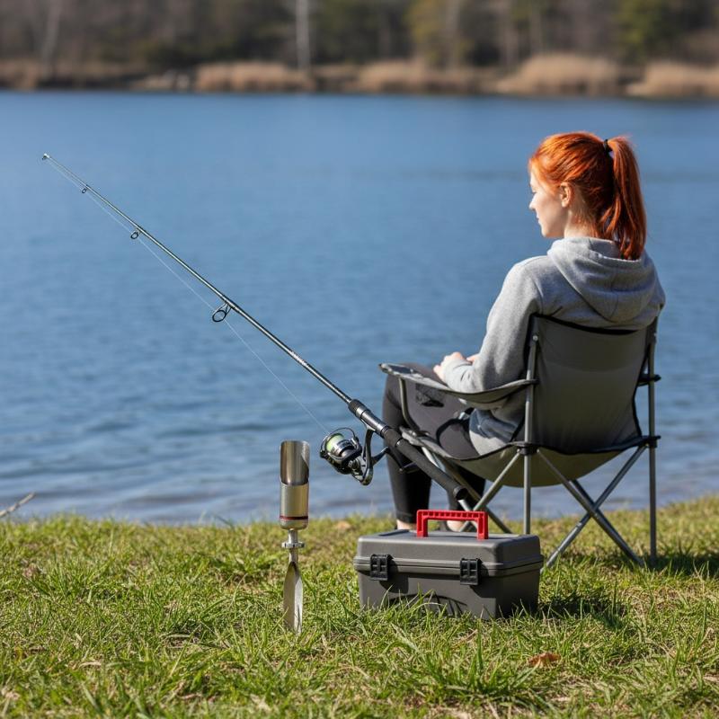 ユニバーサルステンレス鋼釣竿ホルダー折りたたみ式取り外し可能 - Fishing Rod Spinning のレビューと価格