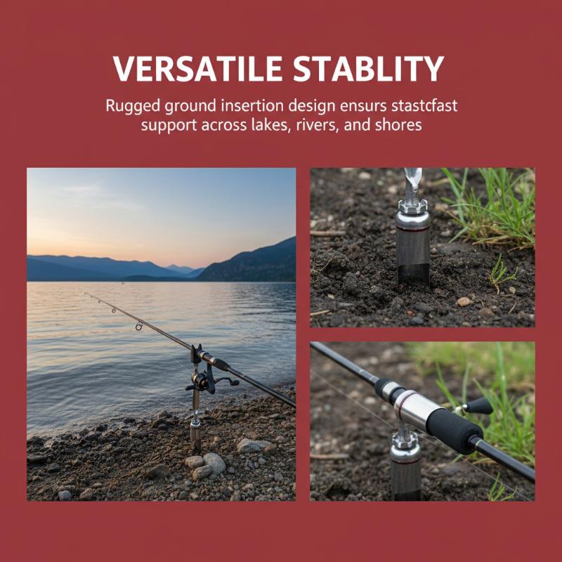 ユニバーサルステンレス鋼釣竿ホルダー折りたたみ式取り外し可能 - Fishing Rod Spinning のレビューと価格