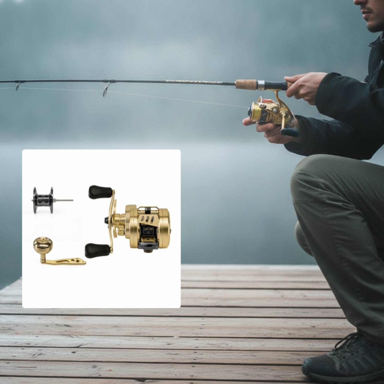 ドラムベイトキャスティングリール メタルスプール付きコンパク - Abu Garcia Reel Max のレビューと価格