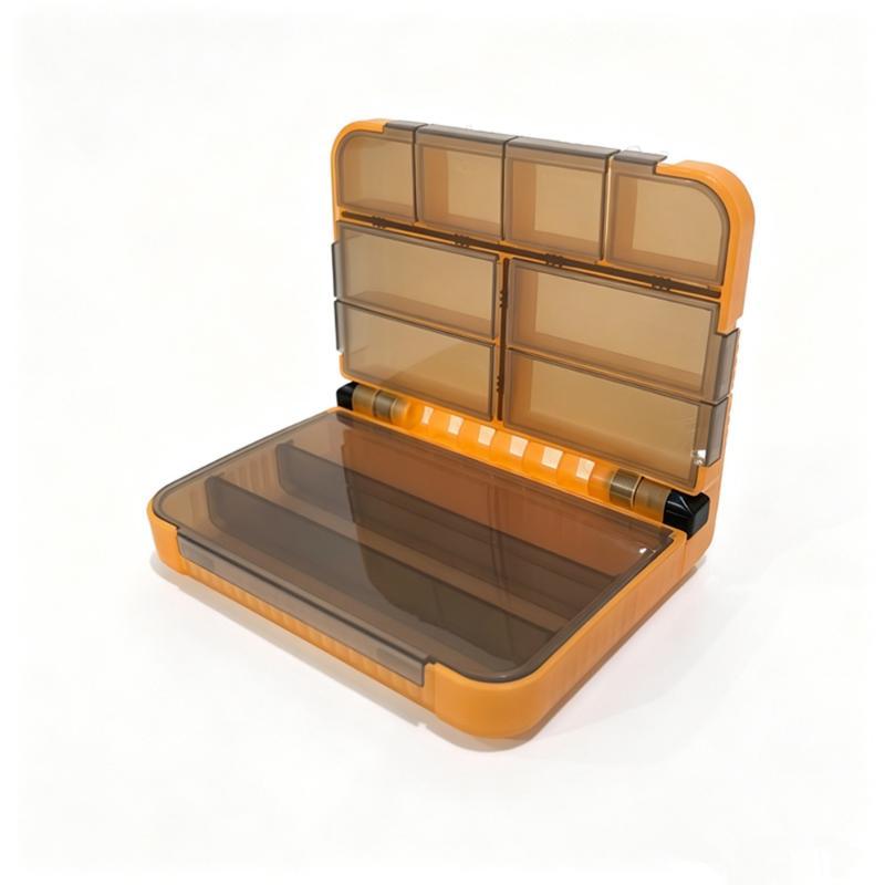 ホットセール 釣り道具収納ボックス 1個 独立したコンパート - Fishing Rod Case のレビューと価格