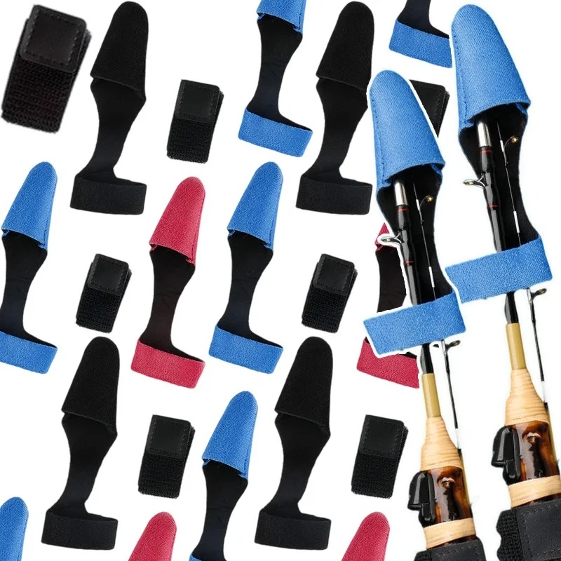釣り竿先端保護カバー 伸縮性ロッドベルトストラップ プロテク - Fishing Rod Spinning のレビューと価格