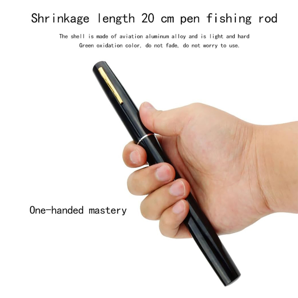 伸縮式ミニ釣り竿カーボンリールセットポータブルポケットペンキ - Penn Reel Fierce のレビューと価格